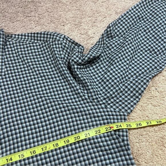 John Varvatos Plaid Button Up Down Shirt Mens Size XL Business Casual - Picture 3 of 5